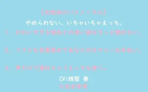 ”やめられない、いちゃいちゃえっち。” 乙女ボイス