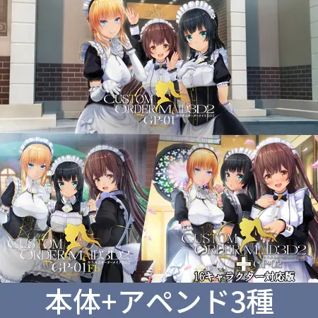 今が買い! ”カスタムオーダーメイド3D2”アペンドセットが