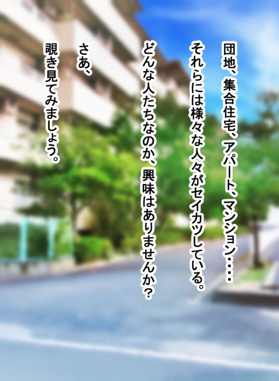 あなたの知らない団地性活～取引先に脅されて露出NTR～ [光芒の裁き] | DLsite 同人 - R18