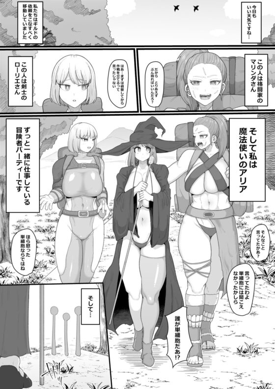 女冒険者×ふたなり 何も起きないはずがなく…(えびのインプラント) - FANZA同人