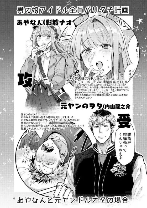男の娘アイドル全員バリタチ計画2(軽率) - FANZA同人