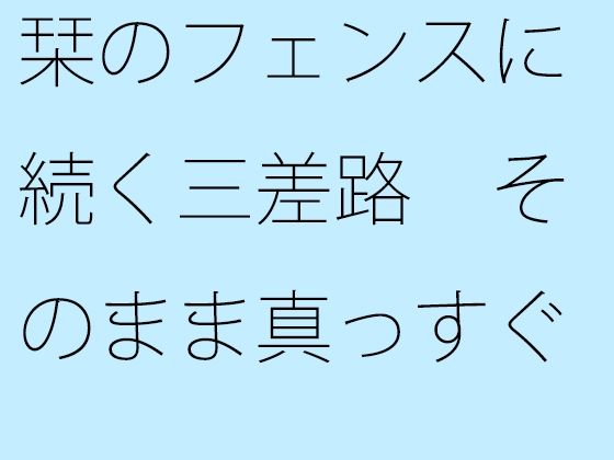 栞のフェンスに続く三差路 そのまま真っすぐ(サマールンルン) - FANZA同人