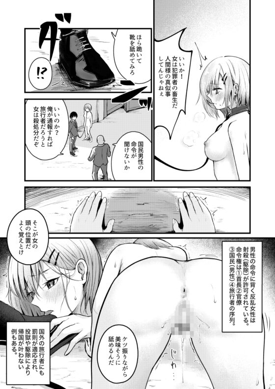 女性の権利が失われた国 [mokataki_works] | DLsite 同人 - R18