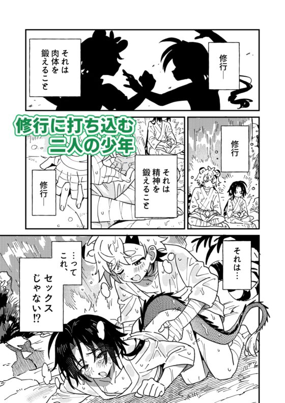 白虎くんと青龍～禁欲修行編～ [ポメテオ] | DLsite がるまに