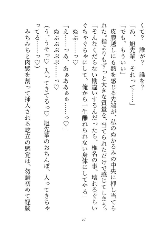 片想いの先輩に纏わりつくのをやめたら、部屋に連れ込まれて二度と離れられない身体にされた話 [シルクハニーラボ] | DLsite がるまに