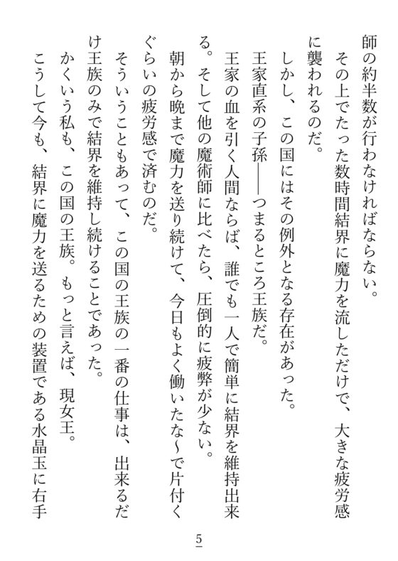 こちら不眠症気味の結界の女王ですが、王配に迎えた夫が私のプチストーカーでした [貴女の為に文字を書く!] | DLsite がるまに