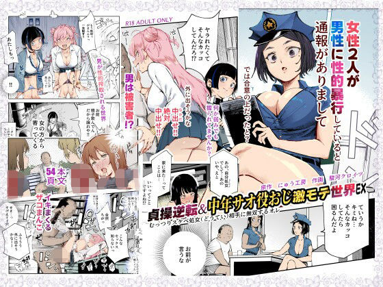 貞操逆転&中年サオ役おじ激モテ世界EX むっつりスケベ処女(どうてい)相手に無双するオレ(にゅう工房)|FANZA同人