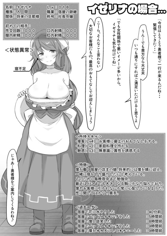 NTR チ♡ポ INN ~大切な人たちのステータスが受精済みになっていた件~ [ねちょすけ。] | DLsite 同人 - R18