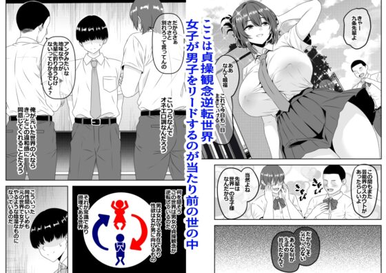 【貞操逆転】頼れる王子様系の先輩、初Hでくっそ情けない腰ヘコ早漏セックスを披露してしまう [割り箸効果] | DLsite 同人 - R18