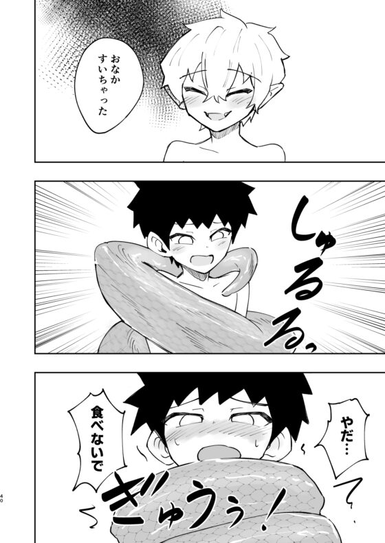 ショタラミア・えっち・丸呑み・ショタ死亡。 [スタジオ14才] | DLsite がるまに