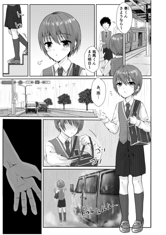 帰宅途中の少年を、誘拐陵○中出しレ〇プ♂ [壊れたおもちゃ] | DLsite がるまに