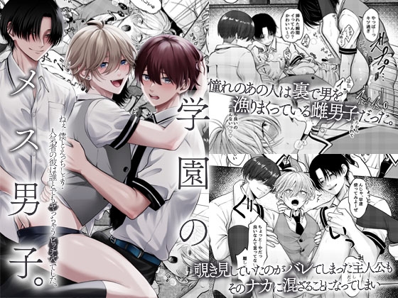 学園のメス男子。ねぇ僕とえっちしよ?人気者の彼は誰とでもヤっちゃうビッチ穴でした。 [OL] | DLsite がるまに