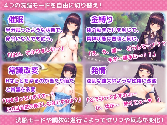 洗脳アプリで清楚なお嬢様をドスケベ調教するシミュレーション [dobuworks] | DLsite 同人 - R18