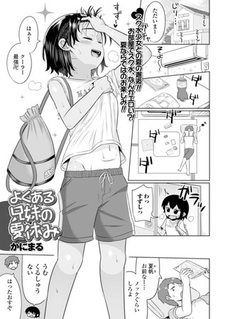 よくある兄妹の夏休み [一水社] | DLsite 成年コミック - R18
