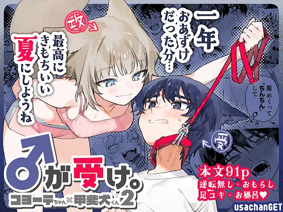 ♂が受け。コヨーテちゃん×甲斐犬くん2 [pink carrot] | DLsite がるまに