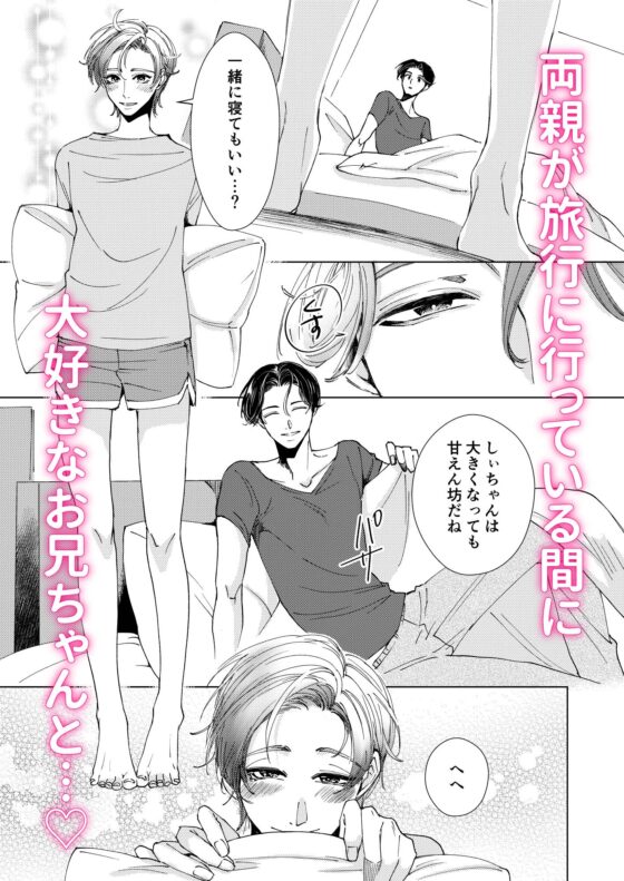 お兄ちゃんと両思い 毎日したい甘ラブ兄弟セックス お留守番初夜 兄×弟編 [WildGoat] | DLsite がるまに