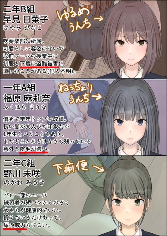 ぼっとん女子トイレ 女子生徒のえぐい汚物 [きつねこまち] | DLsite 同人 - R18