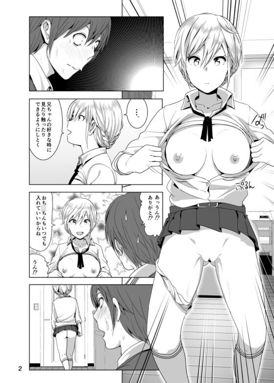 妹のおっぱいがまるだしだった話2 [すぺ] | DLsite 同人 - R18