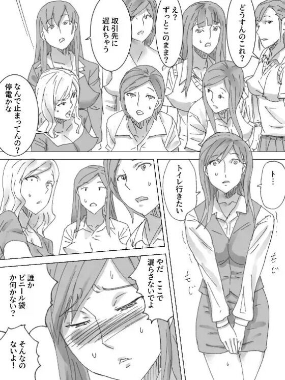 止まったエレベーターで女子の臨時便器になった [三杯酢] | DLsite 同人 - R18