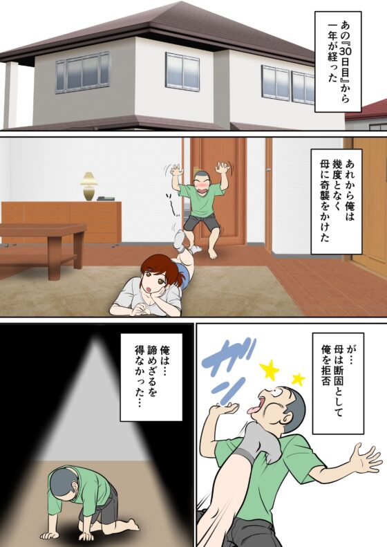 30日後にSEXする母と息子 〜1年後〜(ふわとろおぱんちゅケーキ) - FANZA同人