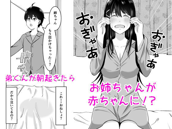 朝起きたらお姉ちゃんがおぎゃってた話(みるくもちどら) - FANZA同人