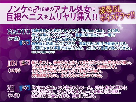 鬼畜ホスト ノンケ新人アナルレイプ [KZentertainment] | DLsite がるまに