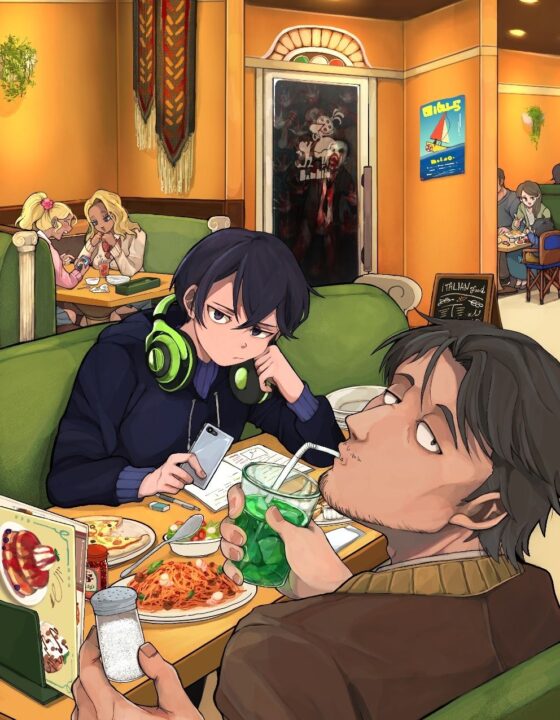 ファミリーレストランに盛り塩は似合わない(ロールシャッハテストB) - FANZA同人