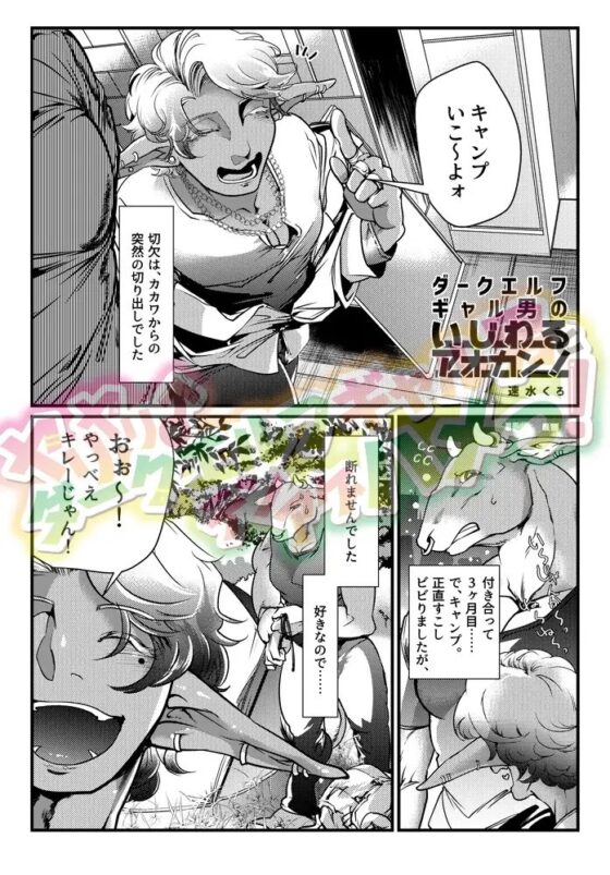 ダークエルフギャル男のいじわるアオカン! [GiGiGi妙] | DLsite がるまに
