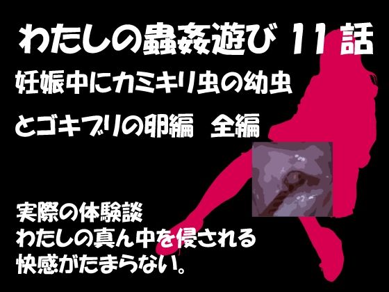 私の蟲姦遊び 第11話 妊娠中にカミキリ虫の幼虫とゴキブリの卵編 全編(シングルママの日常) - FANZA同人