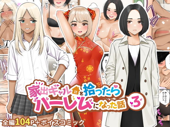 家出ギャルを拾ったらハーレムになった話3(クラムボン) - FANZA同人