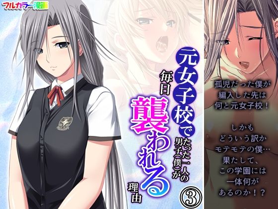 元女子校でたった一人の男子（僕）が毎日襲われる理由 3巻(悶々堂) - FANZA同人
