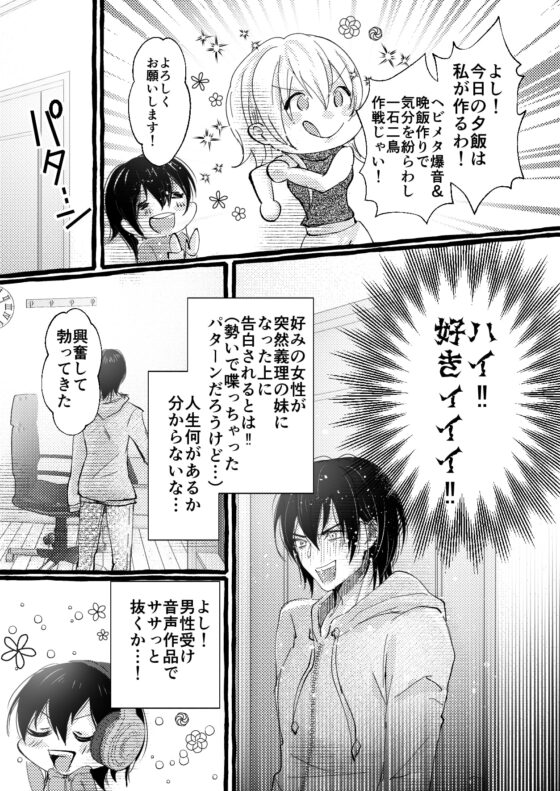 そっち側が羨ましい…!男性受けに目覚めた義兄と攻めになりたい古参腐女子の義妹は両者の利害が一致したので男女逆転プレイに挑戦してみた!! [ちのわるど] | DLsite がるまに