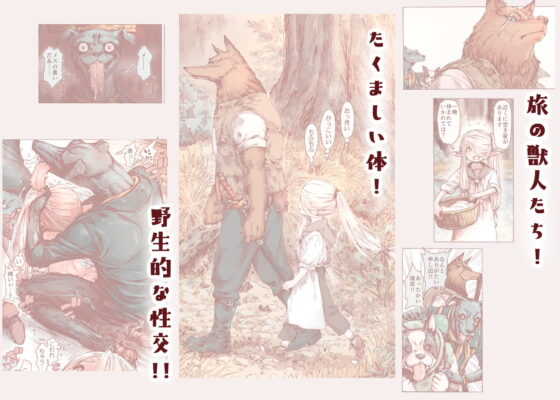 小さなエルフと野蛮な獣人 [きゃらだいん] | DLsite 同人 - R18