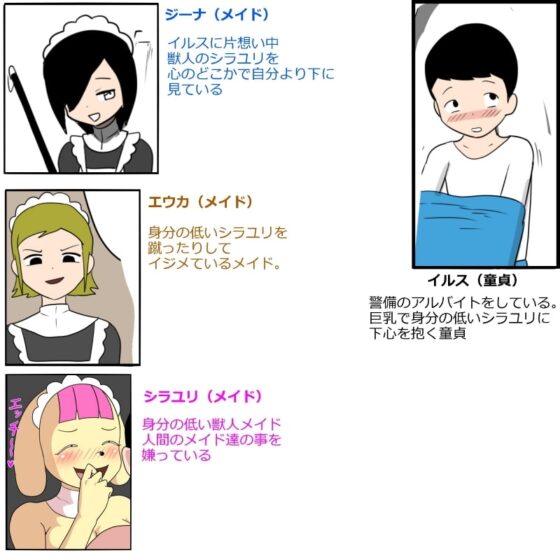 獣人メイドのシラユリちゃんは一途でスケベな雑種犬 [ampullaria] | DLsite 同人 - R18