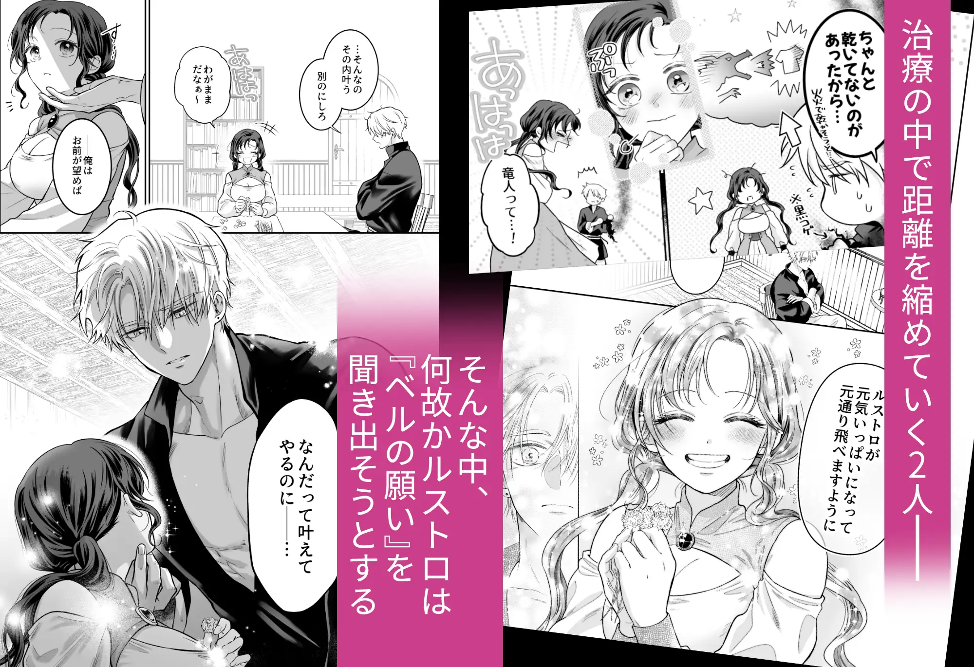 本音を隠した治療師は竜人サマに身体の奥まで暴かれる [れじゃんのレジャー] | DLsite がるまに