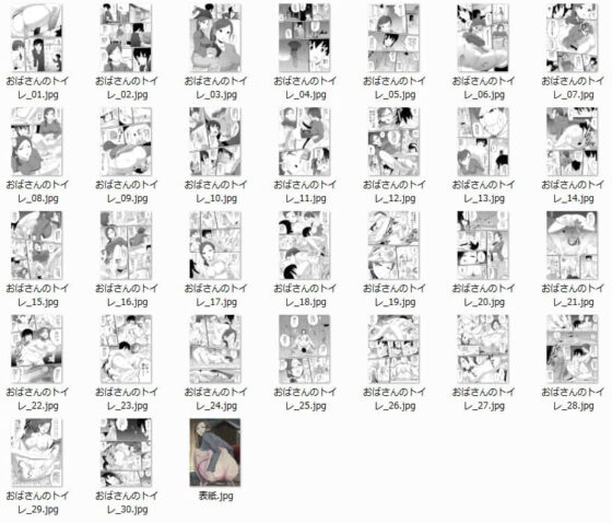 おばさんのトイレを下から覗く [三杯酢] | DLsite 同人 - R18