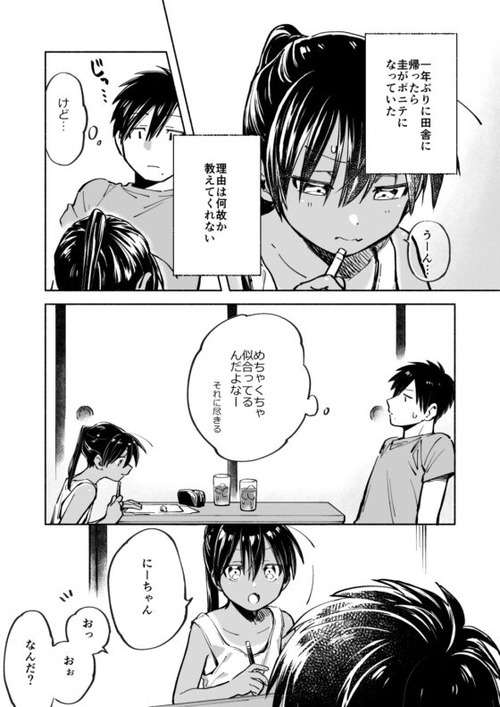 田舎に帰るとやけになついた褐色ポニテショタがいる [ハラペコモード] | DLsite 同人 - R18