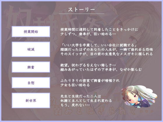 【奴●先生】教え子のメスカ○キに弱みを握られて…(被支配中毒) - FANZA同人