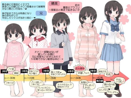 睡姦3〈5年掛けて開発されてセックス大好きになっちゃう妹〉(空色にゃんにゃん) - FANZA同人