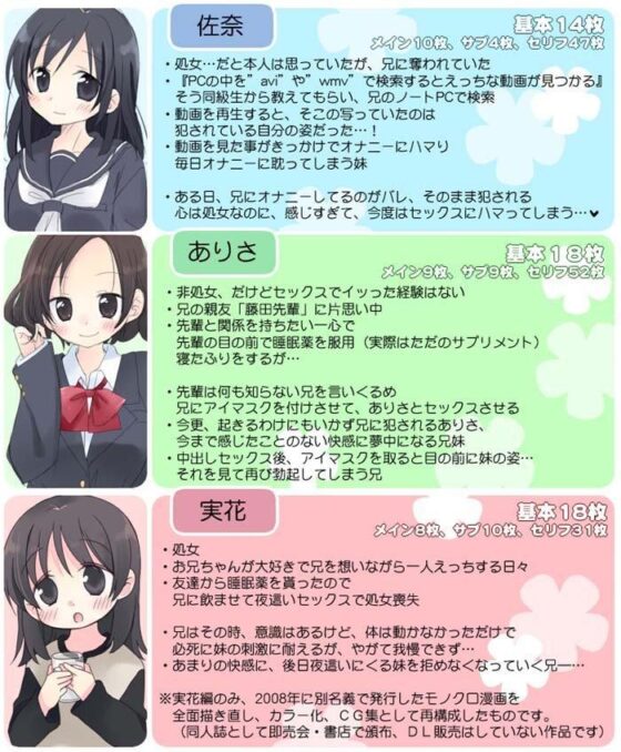 睡姦2 中出しセックスにハマる兄妹たち(空色にゃんにゃん) - FANZA同人