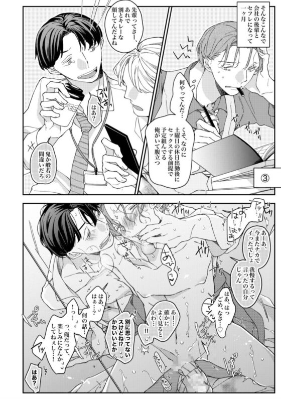 ブラック企業で働く後輩×先輩の即堕ち2コマBL まとめ本#1 [東藤屋] | DLsite がるまに
