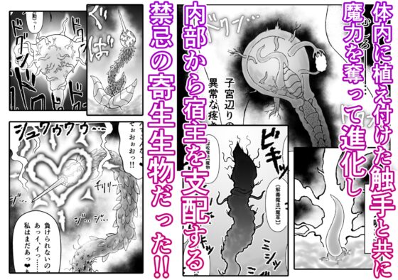 魔女が触手と蟲に寄生されて子宮と人生をめちゃくちゃにされる話 [火と身] | DLsite 同人 - R18