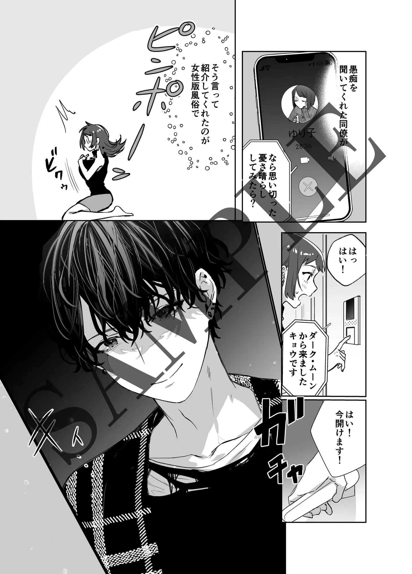 狂った欲望を持つ年下の男 ―塾講師の私が女性向けデリヘルを利用した話― [DARKMOON] 