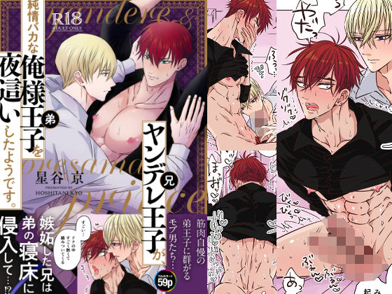 ヤンデレ王子（兄）が、純情バカな俺様王子（弟）を 夜●いしたようです。(星谷京) - FANZA同人