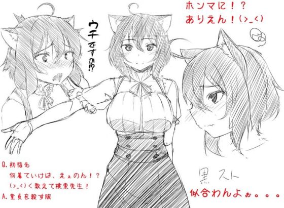 （フェラ単品）恋に奥手な方言猫耳っこ ねこみさんの初接客【でりへるや】(一発やる会) - FANZA同人