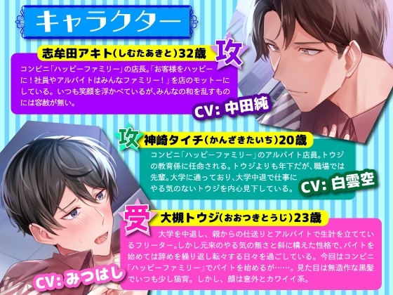 無気力フリーターのヴァージンアナルを調教するコンビニ店長 [KZentertainment] | DLsite がるまに