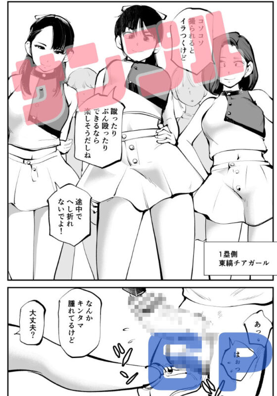 金蹴り・チアガールVS盗撮魔 社会人チアガール編(ピーカン) - FANZA同人