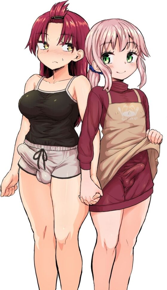 ふたなり娘と男の娘がイチャラブする話(蒟蒻鍋) - FANZA同人