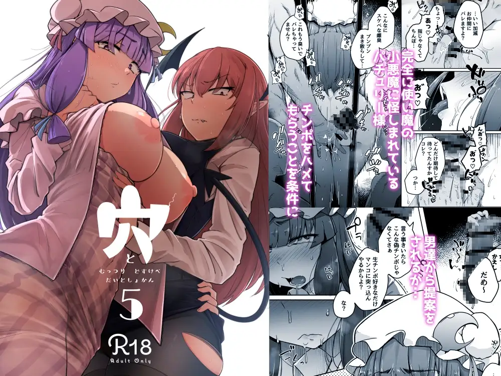 穴とむっつりどすけべだいとしょかん総集編 [自家発電処] | DLsite 同人 - R18