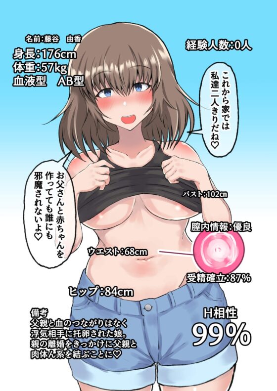 父娘妊活 パパと一緒に子作り? 西原美穂&藤谷由香編 [量子工房] | DLsite 同人 - R18